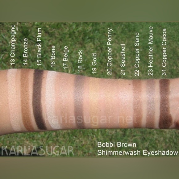 CHAMPAGNE (#13) Shimmer Wash Bobbi Brown Discontinued Eyeshadow - Picture 7 of 14